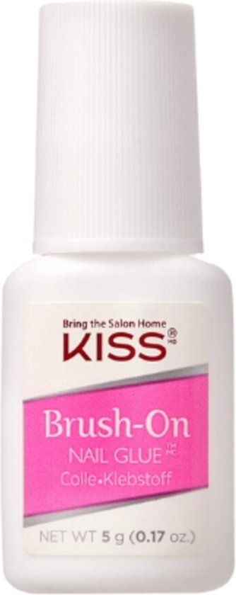 Kiss Nagellijm Brush On Nail Glue - 1 stuk(s) - Transparant