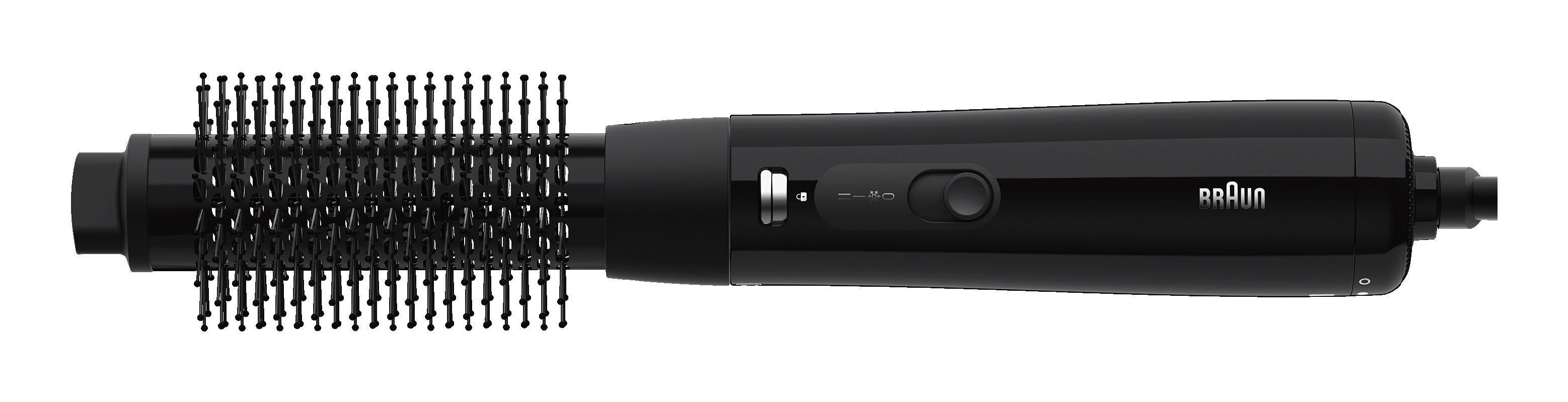 Braun AS1.5 Föhnborstel - 300W - Zwart - 1.8m Snoer - 2 Opzetstukken