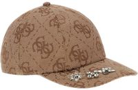 Guess Audrey Logo Jacq Basebal Cap Petten Dames - Beige - Maat ONESIZE