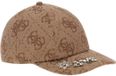 Guess Audrey Logo Jacq Basebal Cap Petten Dames - Beige - Maat ONESIZE