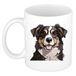 Bellatio Decorations Mok voor hondenliefhebbers - Bordercollie - Cartoontekening - Keramiek - 300 ml