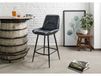 IRON LABEL Chaise de bar 52x57 Cuir #514