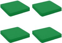 vidaXL - Zitkussens - VUGHT - 4 stuks - 100% Polyester - Groen