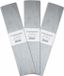 Haza Crepe papier platte vellen - 3x - zilver - 250 x 50 cm