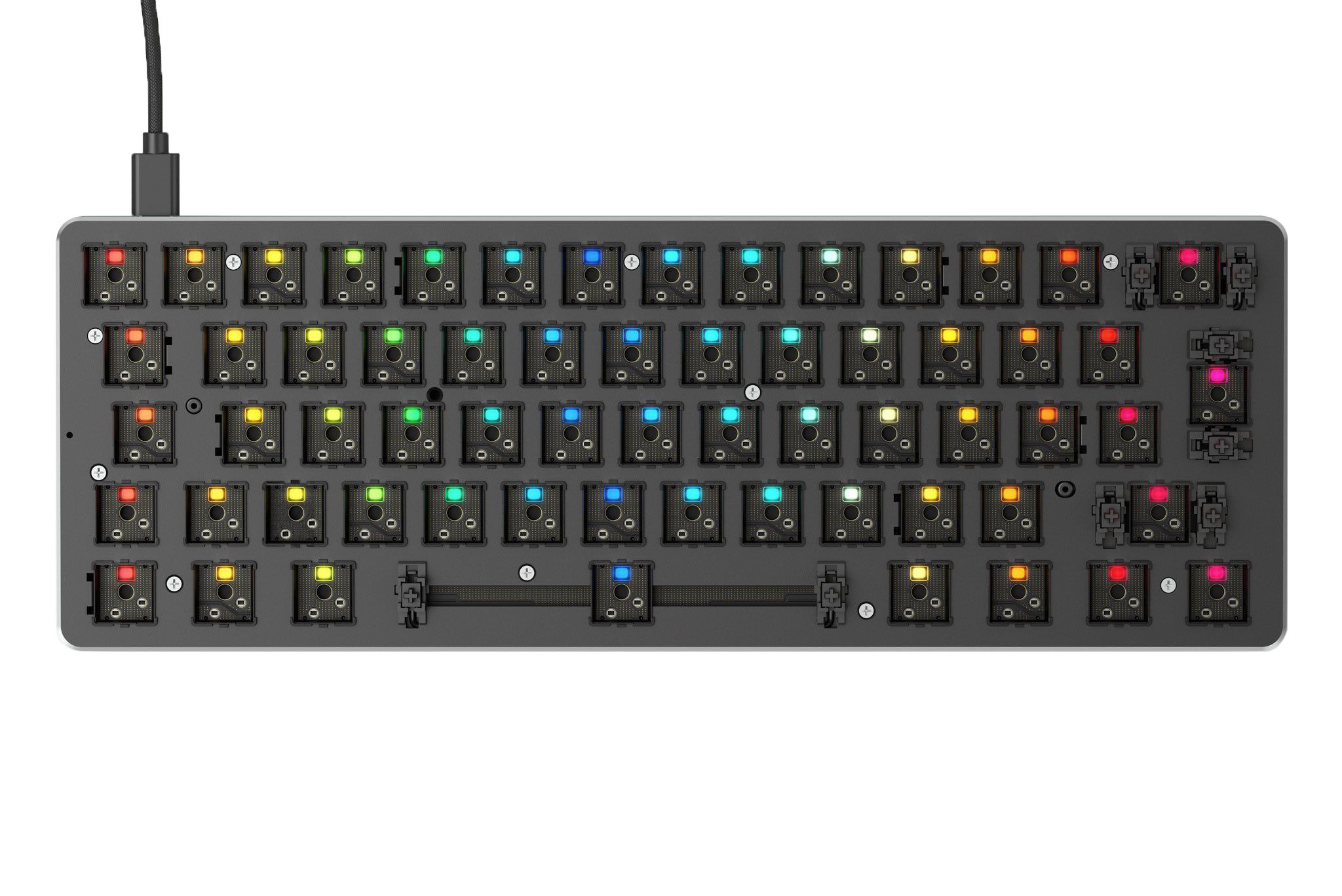 Glorious Gaming GMMK Barebone Toetsenbord Zwart