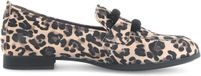Gabor Dames Loafers Zwart Leer Panterprint
