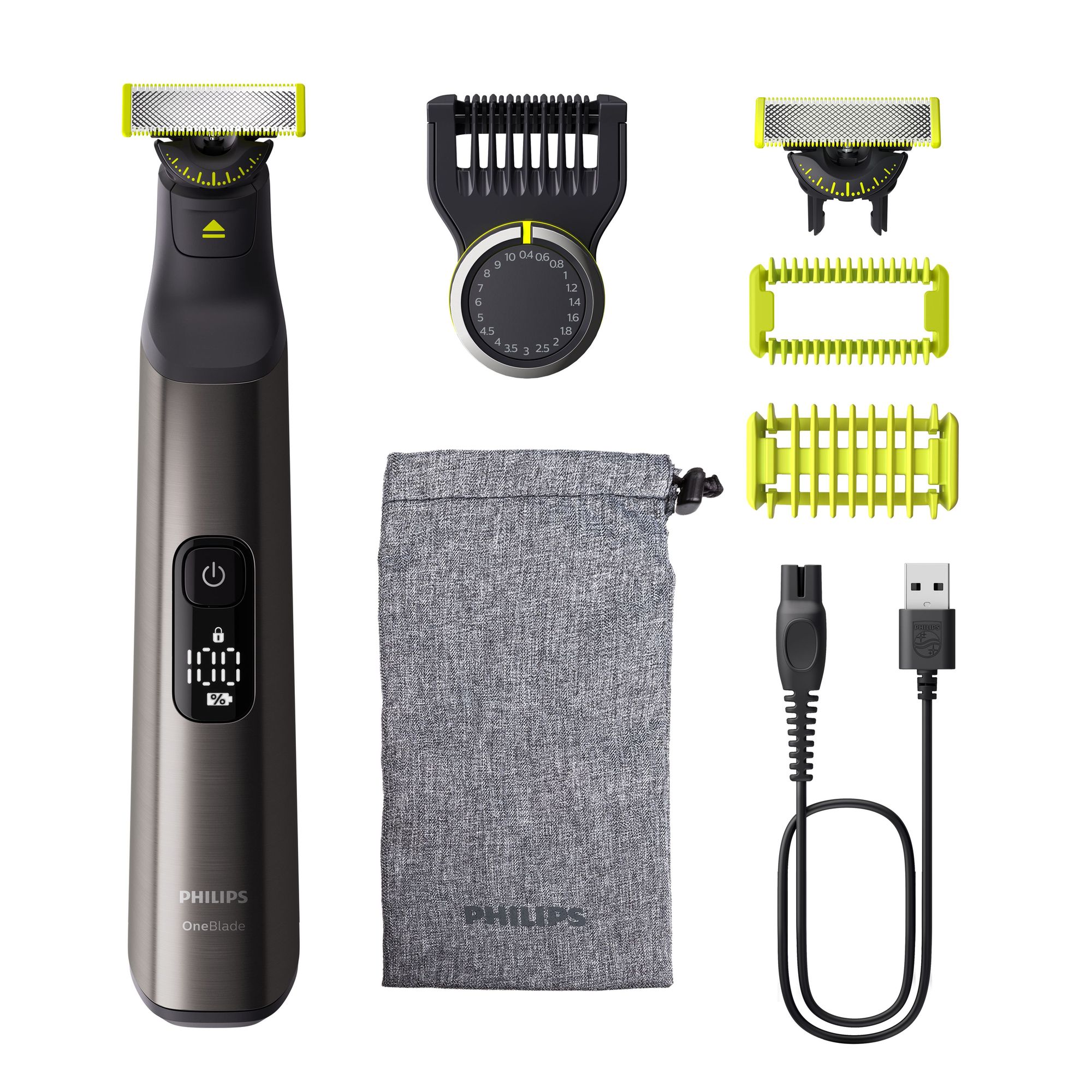 Philips OneBlade Pro 360 QP6552/30 - Trimmer, Scheerapparaat & Styler - Zilver
