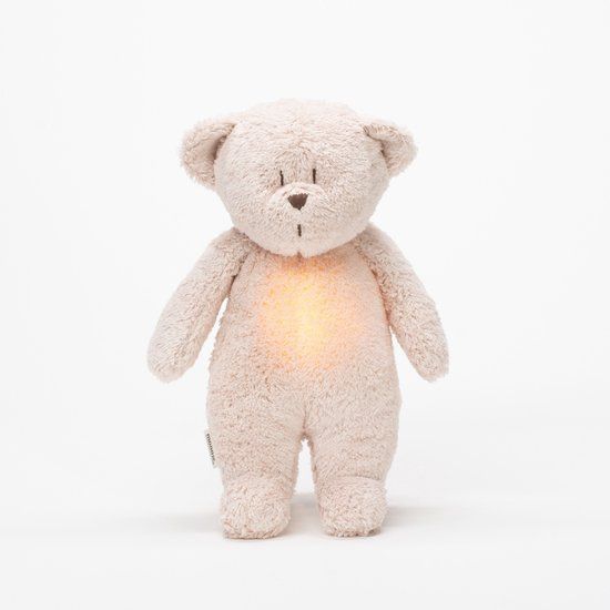 Moonie Bear 2.0 Organic Rose - Knuffel met Hartslag/Witte Ruis