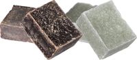 Ideas 4 Seasons Amberblokjes/geurblokjes - eucalyptus en ylang ylang - 6x stuks - huisparfum