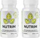 Nutrim SET: 2 x 60 gélules végétaliennes avec varech, gingembre, thé vert, café vert et cardamome