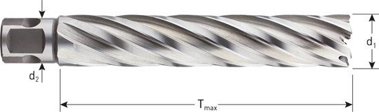Rotec HSS-XE kernboor, 'Silver-Line', UNI19, ø55x110