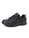 Skechers Nampa OsilMedical Serviceschoen voor heren, Zwart leder, 37.5 EU