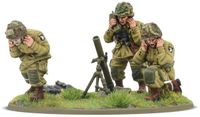 Warlord Games US Airborne (d-day) medium mortar team (Bolt action nieuw)
