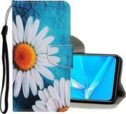 Merkloos OPPO A5S Gekleurde tekening patroon Horizontale flip lederen tas met houder & kaartsleuven & portemonnee (kamille)