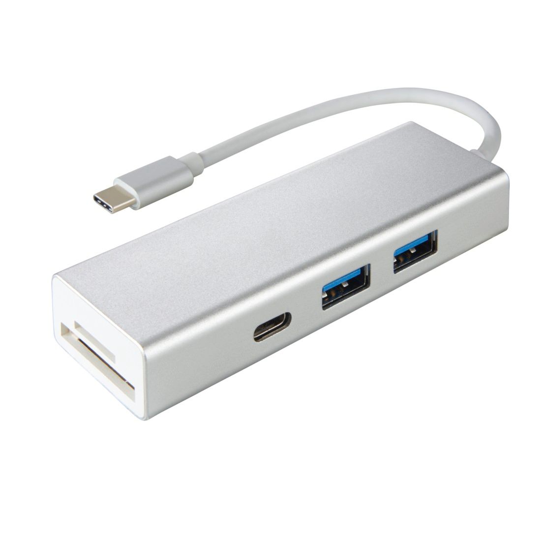 Hama Aluminium - Interface Hub - Zilver