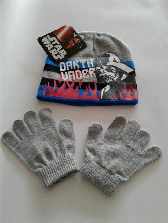 Star Wars Winterset - Muts & Handschoenen - Grijs - 54 cm - Kinderen