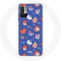 Maniacase Hoesje voor Xiaomi Poco M3 Pro BTS Bangtan Sonyeondan BT21 Kerstmis 2023