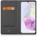 B2Ctelecom Samsung Galaxy A35 Book Case Zwart Roze Vormen