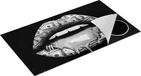 Chefcare Inductie Beschermer Dollar Lippen met Goud - Zwart Wit - 95x55 cm