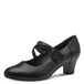 Jana 8-24464-42 pumps voor dames met riempje, Black synthetisch., 38 EU Breed
