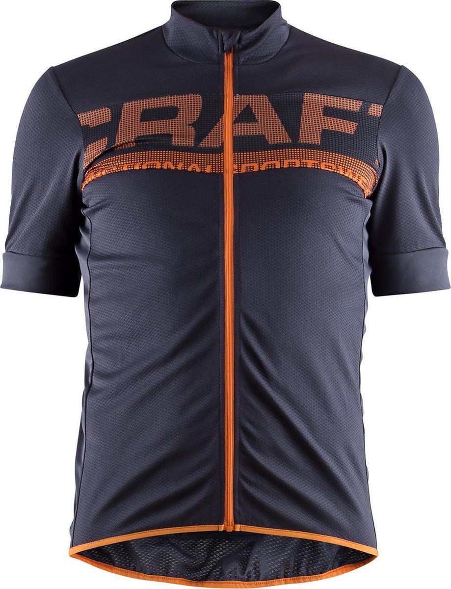 Craft fietsshirt korte mouwen heren Zwart / REEL JERSEY M - S - Blauw