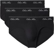 Calvin Klein Underwear Slips Katoen/Elastaan Zwart/Wit S