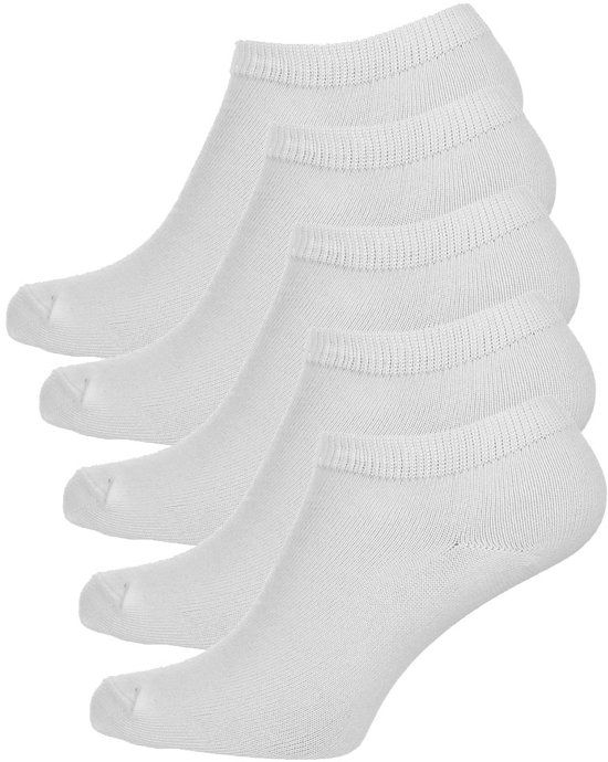 Jack & Jones - 5-pack JJDongo Korte Sokken Wit - One size