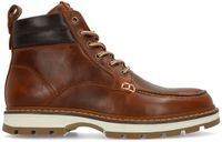 No Stress Heren Cognac Leren Veterboots Maat 45