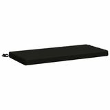 vidaXL Bankkussen SOEST 100% Polyester Zwart 80 x 40 x 5 cm