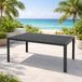 Mojawo Tuintafel aluminium met kunststofhout antraciet/grijs 160 x 90 x 74 cm