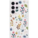 Samsung Galaxy S23 Fleurs colorees Verstevigd hoesje met sublimatie bedrukking