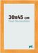 yd. Cadre photo 30x45 cm Orange MDF Pisa