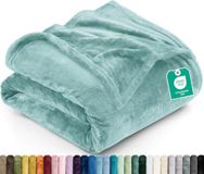 Utopia Bedding Celadon Deken Polar Fleece 300 GSM Luxe Deken voor Bank-Bed, Antistatisch, Zacht en Pluizig (228 x 228 cm)