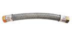SOMATHERM FOR YOU - Verwarmingsslang 1\"1/2 Met 2 Wartelmoeren - Lengte 500 Mm - Dn40 - Gegalvaniseerd Staal - Messing Fittingen - Epdm-Buis - Max. Temperatuur 90°C - Max. Druk 6 Bar