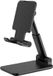 Support de téléphone sans marque - Support de téléphone et de tablette - Support de tablette - Pliable et réglable - Pour bureau - Noir