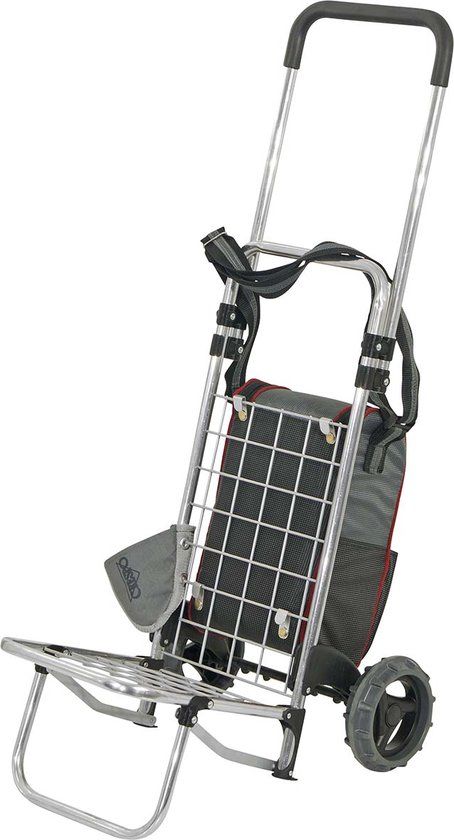 Crespo Trolley met koeltas - AL/120 - Zilver