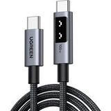 UGREEN Uno Kabel USB C naar USB C PD, 100W 20V 5A, snel opladen, nylon, compatibel met MacBook, iPad, iPhone 16 Plus Pro Max 15, Galaxy S24 Plus Ultra S23 S22 A55 A35 A15, Steam Deck PS5-controller (3 | Type C, Compatible avec iPhone 17 Pro Max Air 16 15