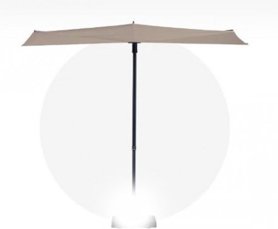 Madison Balkon parasol Sun Wave 300x150 cm ecru PAC3P016
