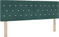 vidaXL Hoofdbord Donkergroen 160 cm Fluweel