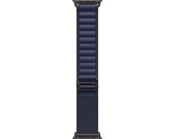 Apple Watch 49mm Alpine Loop - M - Navy - Black Titanium Finish