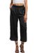 Urban Classics Culotte en satin à jambes larges pantalon en tissu noir XL