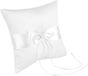 Shenzhen Haorui Industrial Technology Co., Ltd. Coussin d'anneau de mariage nœud blanc