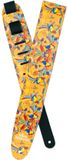 D'Addario 25BYS02 D'Addario Beatles Yellow Submarine 55th Anniversary Vinyl Gitaarband voor gitaar en bas, Primrose Prairie