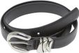 Urban Classics Ceinture Chunky Multiple Loop Cuir Synthétique - L/XL - Noir/Argent