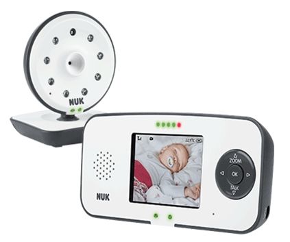 NUK 550VD Babyfoon - Camera Babyfoon - 250m Bereik - Zwart/Wit