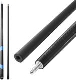 VEVOR Biljartkeu 1 St. (1473,2 mm / 538 G) Gemaakt Van Koolstofvezel met Geperste Bakelieten Punt En Abs-Verbindingsring, Biljartstick Geschikt voor Bar, Thuis, Kantoor, Amerikaans 9-Ball Spel, Poolkeu