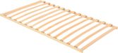 vidaXL Lamelbodem Massief Beukenhout Bruin 100 x 185 cm