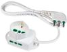 Fanton 42105 3AC-uitgang(en) 1.5m Wit power uitbreiding