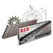 Kettingset DID Kettingset staal 520ZVM-X / 94 klinknagel slot voor Honda CM C 250 cc Bj. 1982-1983