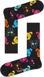 Happy Socks Sokken Met Print Dogs Zwart - Maat 41-46